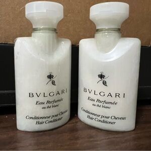Bvlgari Eau Parfumée Au the Blanc white tea conditioner 1.3oz set of 2 Dec sale